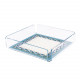 Vuotatasche in plexiglass dal design moderno con decoro Modern