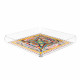 Vuotatasche in plexiglass dal design moderno con decoro Rainbow