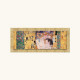 Stampa con cornice in legno decori materici e glitter 153x63