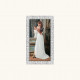 Stampa figurativa moderna con cornice argento glitter strass e brillanti 66x116