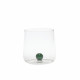 Bicchiere per acqua in vetro dal design moderno