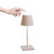 Lampada da tavolo per esterno dimmerabile e ricaricabile "Poldina Mini"
