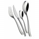 Posate per la tavola set 24pz in acciaio inox lucido linea "Amalfi"