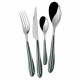 Posate da tavola in acciaio set 24pz linea "Zebra"