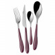 Posate da tavola in acciaio set 24pz linea "Zebra"