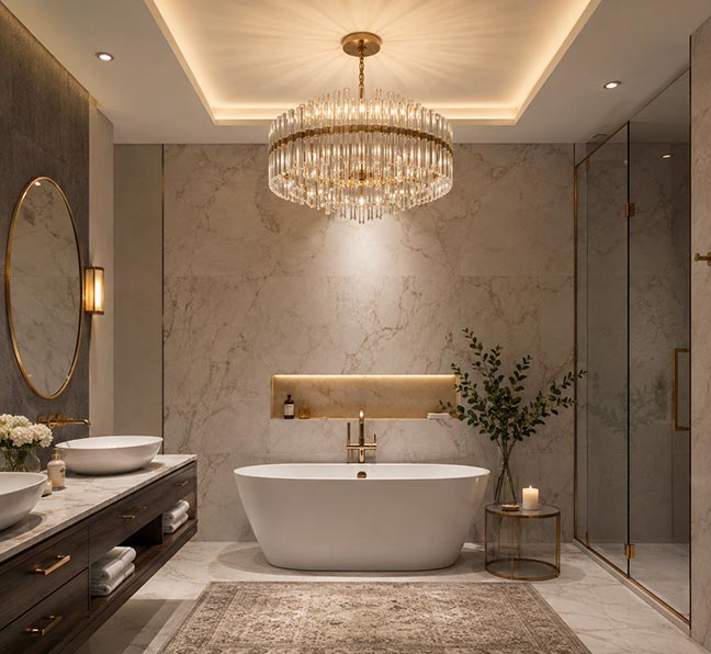 Scopri i lampadari per bagno