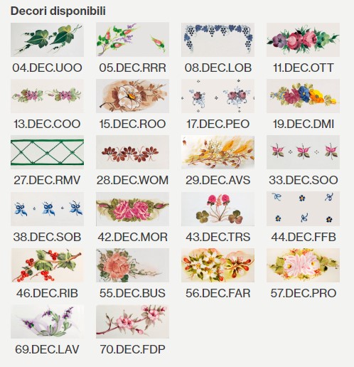 Faretto da incasso rotondo rustico in ceramica decorato a mano Pescara - 40W