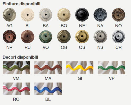 Lampada da soffitto grande in ceramica dallo stile rustico e classico Alessandria - 100W