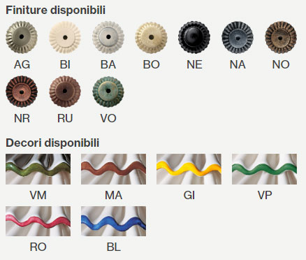 Lampadario in stile rustico in metallo con 2 diffusori Alessandria - 75W
