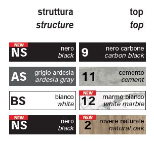 Pezzani Tavolino da salotto con struttura in acciaio verniciato sablè collezione Shape