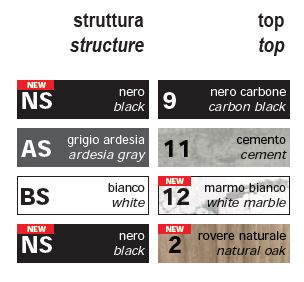 Pezzani Tavolino da soggiorno con struttura in acciaio con vernice sabbiata collezione Shape